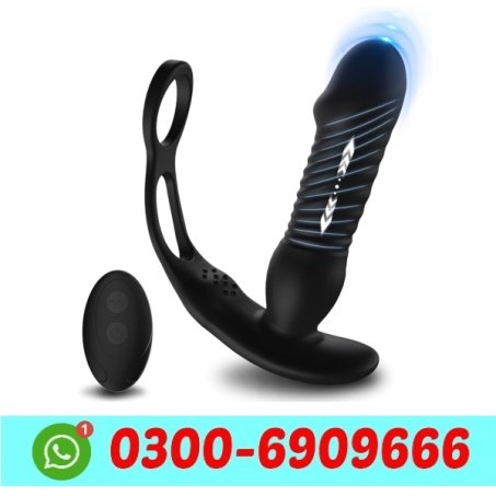 Thrusting Prostate Massager With Dual Rings In Pakistan