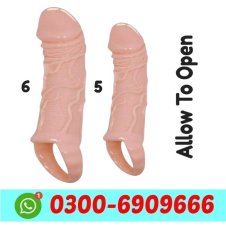 Penis Sleeve Skin Color Silicone Condom In Pakistan